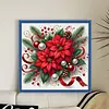 Christmas Red Flower-11CT Stamped/Counted Cross Stitch 40*40cm/15.75*15.75in tapestrymarket