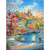 Nordic Town-9CT Stamped Cross Stitch 75*95cm/29.53*37.4in(Big Size) tapestrymarket