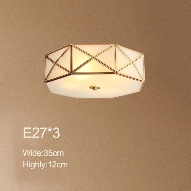 Modern Copper Plafonnier Led Ceiling Light Living Room Lights Lampy Sufitowe Ceiling Lamp Lustre Lamparas De Techo Plafondlamp