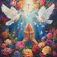 Hands in Prayer &ndash; Diamond Painting