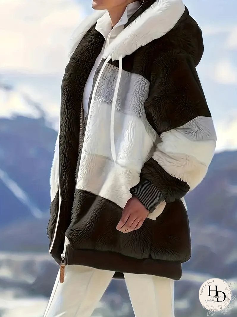 Trendy Tie-Dye Hooded Jacket