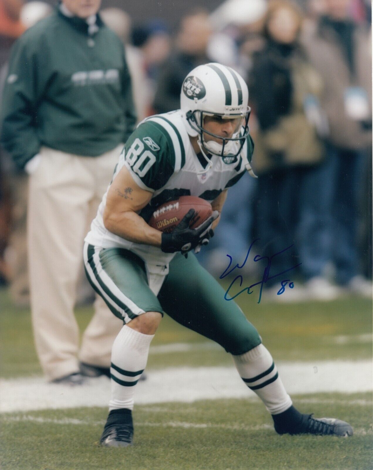 Wayne Chrebet #0 8x10 Signed Photo Poster painting w/ COA New York Jets 031719