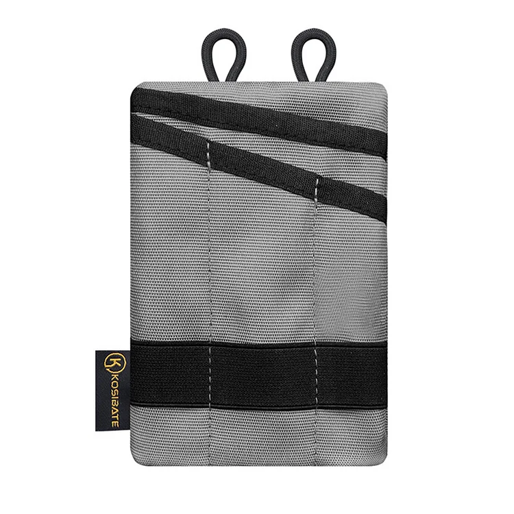 Mini EDC Pouch Sundries Bag Multifunctional Storage Bag Purse (Light Grey)