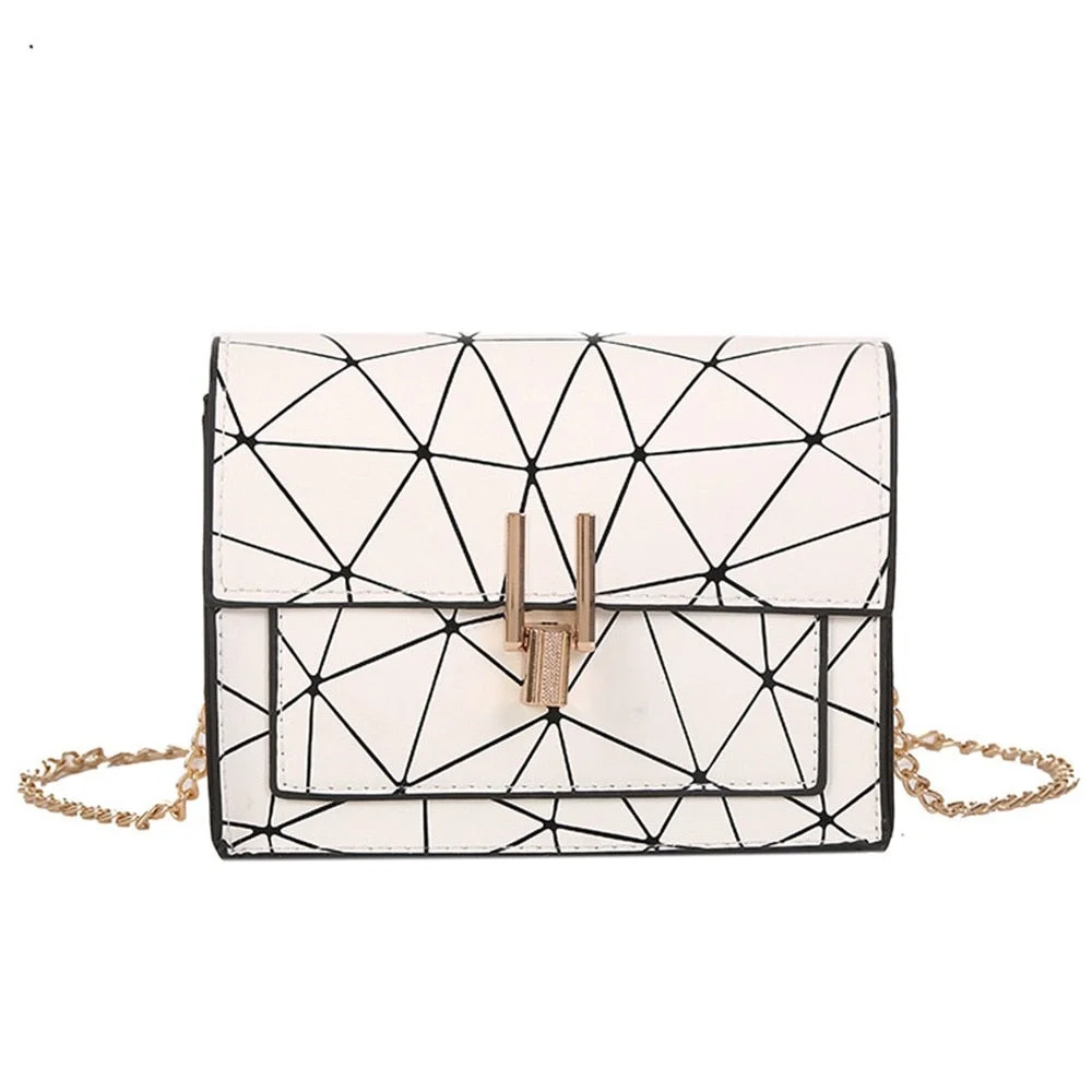 Transparent Jelly Chain Bags Pu Leather Crossbody Bags For Women 2021 Small Flap Shoulder Simple Bag Female Travel Handbags Girl
