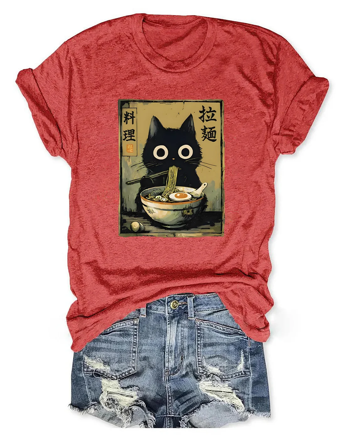 Ramen Cat T-shirt
