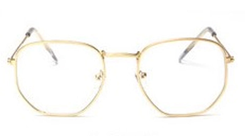 Fashion Solid Color Resin Polygon Full Frame Women’s Sunglasses