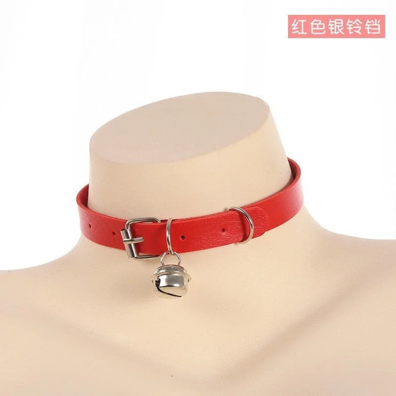Sex Erotic Toys Accessories For Women Adult BDSM Bondage Games Cute Kawayi Collar With Bell Slave Cosplay Fetsih Necklace lolita