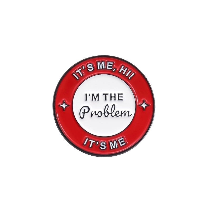 Cartoon Style Cute Cowboy Style Animal Letter Eye Alloy Stamping Stoving Varnish Plating Unisex Badge Brooches Collar Pin