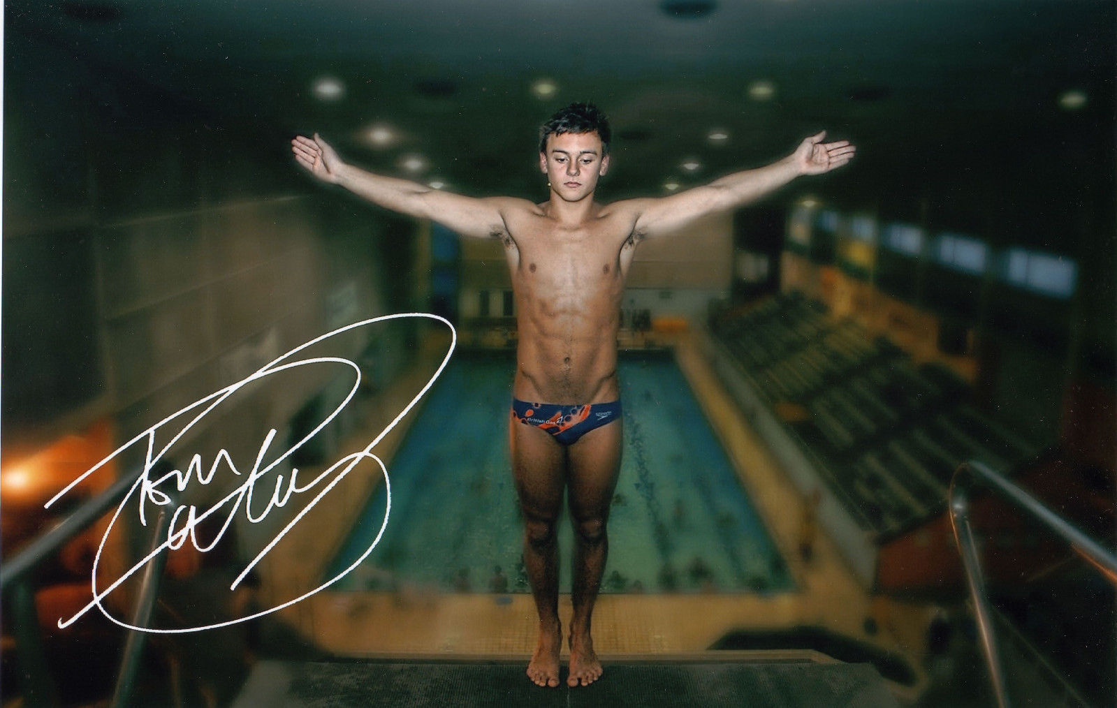 TOM DALEY AUTOGRAPH SIGNED PP Photo Poster painting POSTER