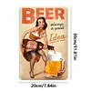Girl Beer - Metal Tin Signs(8*12Inch/12*16Inch) - Bar