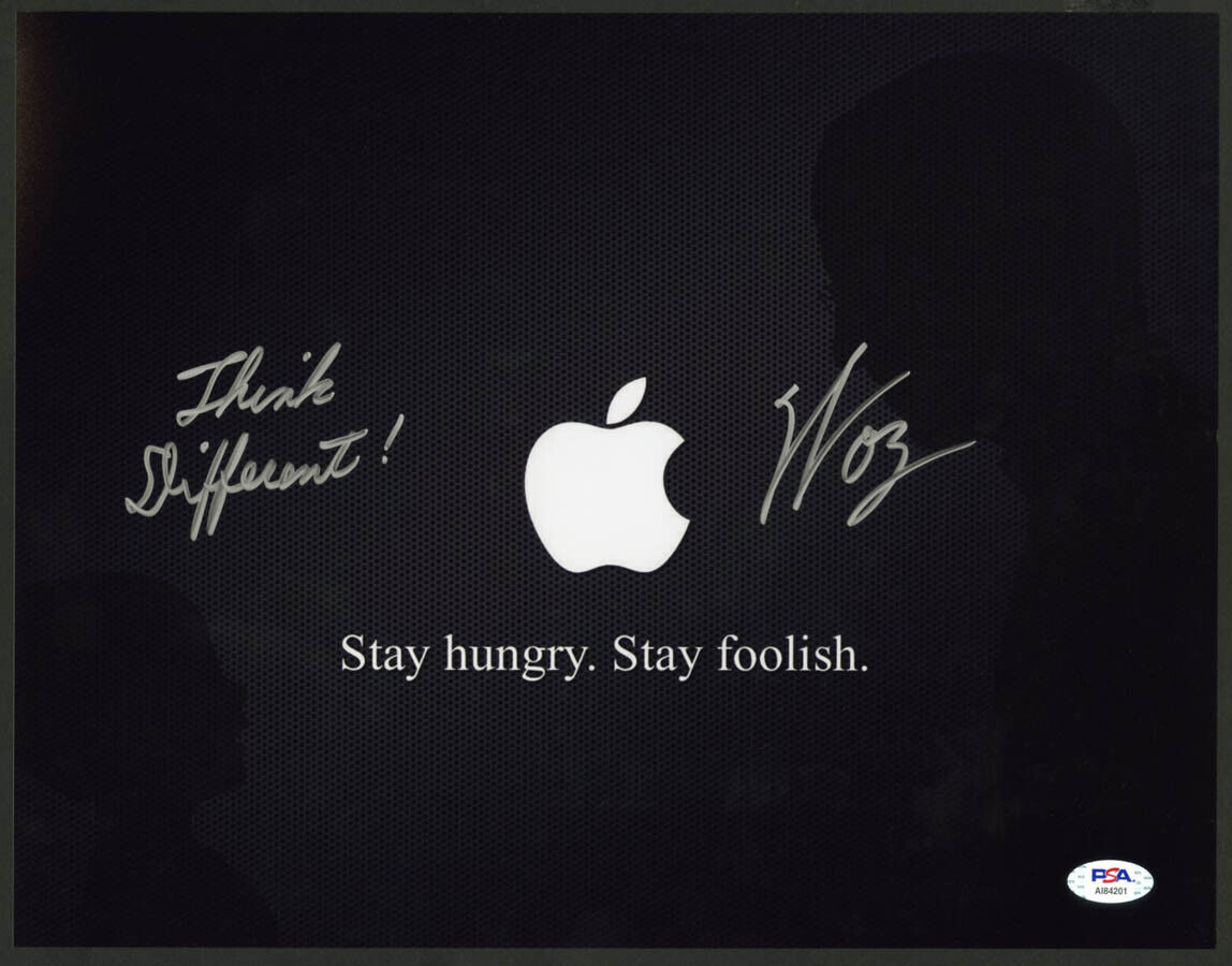 Steve Woz Wozniak SIGNED 11x14 Photo Poster painting Jobs Apple 1 Computer PSA/DNA AUTOGRAPHED