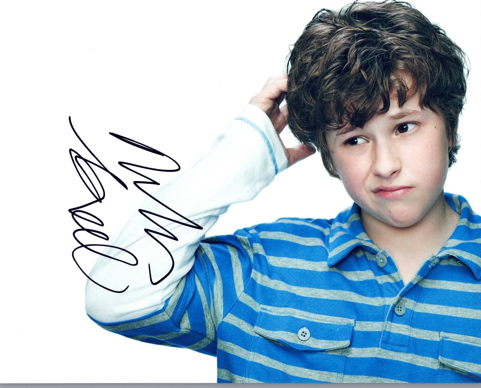 Nolan Gould Signed Autographed 8x10 Photo Poster painting Modern Family Luke COA AB