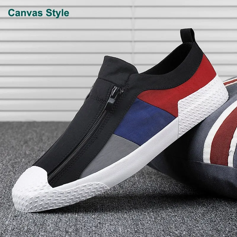 Men's Vulcanized Shoes Spring/Autumn Designer Sneakers Breathable Men Loafers Shoes Soft Sole Comfortable Casual shoes Flats