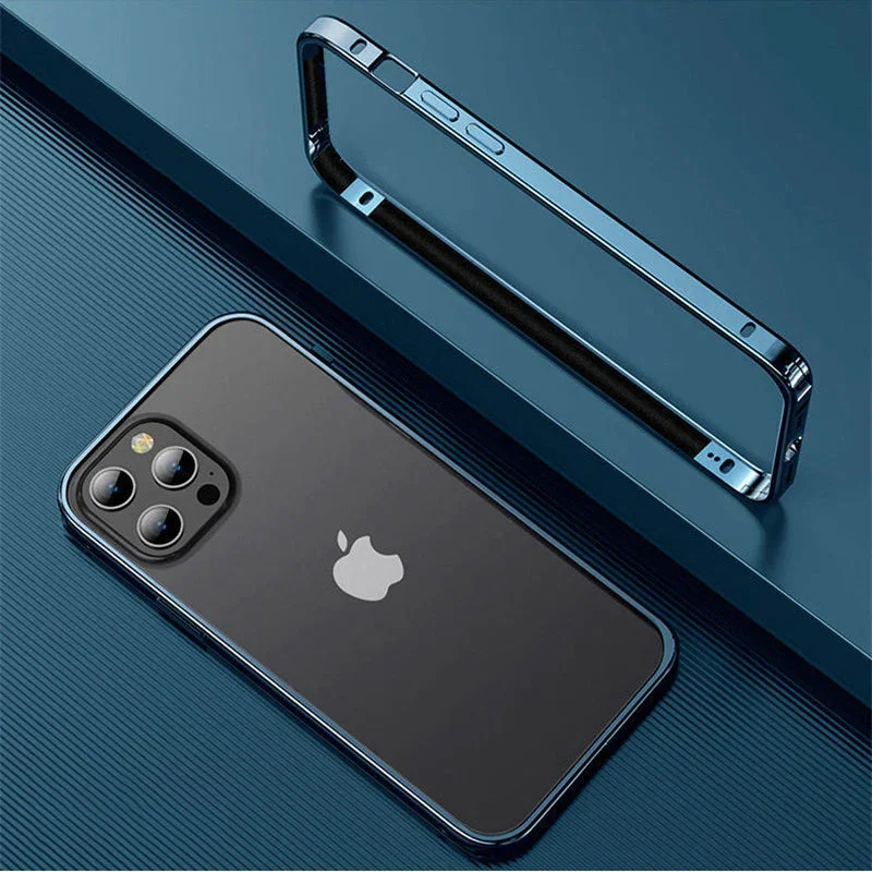 Metal Frame Apple Straight Edge Ultra-thin Protective Case