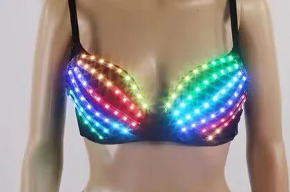 VCSHOES Costume LED Light / LED Pixel Costume / Bikini Led Light Jazz Bar Ds Suit Nightclub Gogo Costume