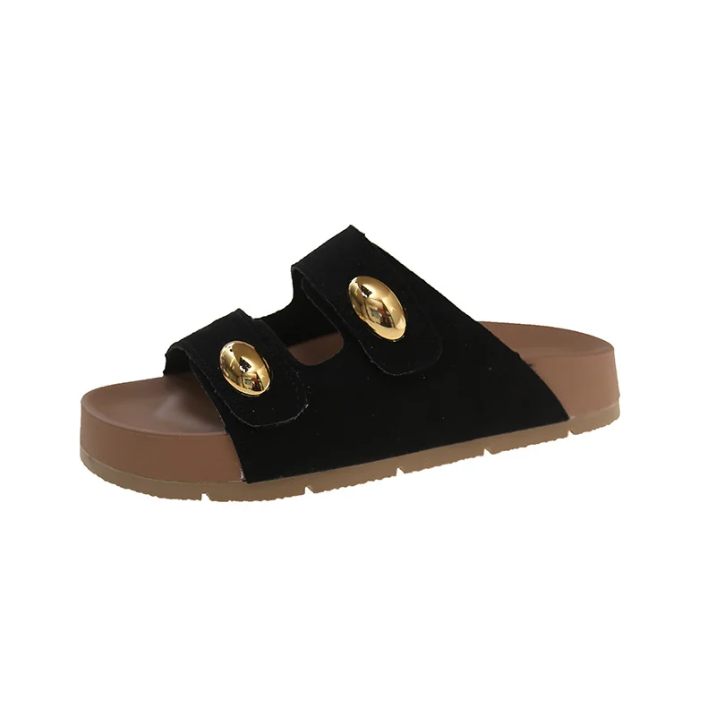 Nigikala Nigikala Boken Shoes Women Wear A Word Net Red Summer New With Skirt Beach Cool Drag Woman