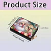 2pcs Santa Claus Snowman Diamond Painting Fashion Card Holder Compact Coin Purse