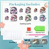 6PCS DIY Diamond Art Greeting Cards Santa Claus Congratulations Cards & Gift