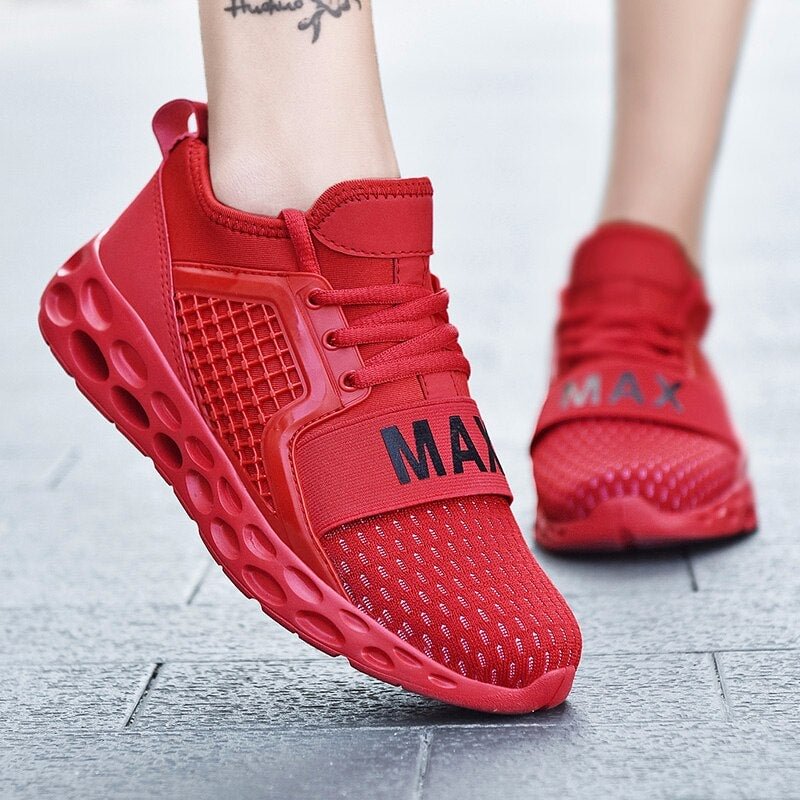 Plus Size Women Lace Up Shoes Mesh Breathable FSneakers Couples Ultra Light Basketball Trainers Ladies Vulcanized Casual Shoes