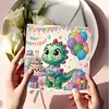 6Pcs carte de voeux d&rsquo;anniversaire-bricolage d&rsquo;animaux
