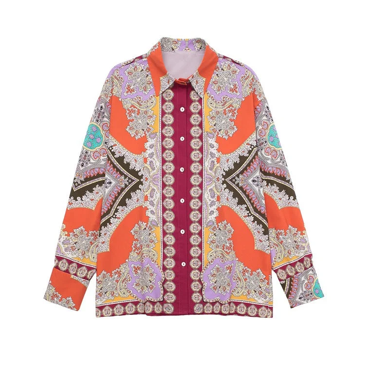 Blossom Vintage Printed Shirt and Pants