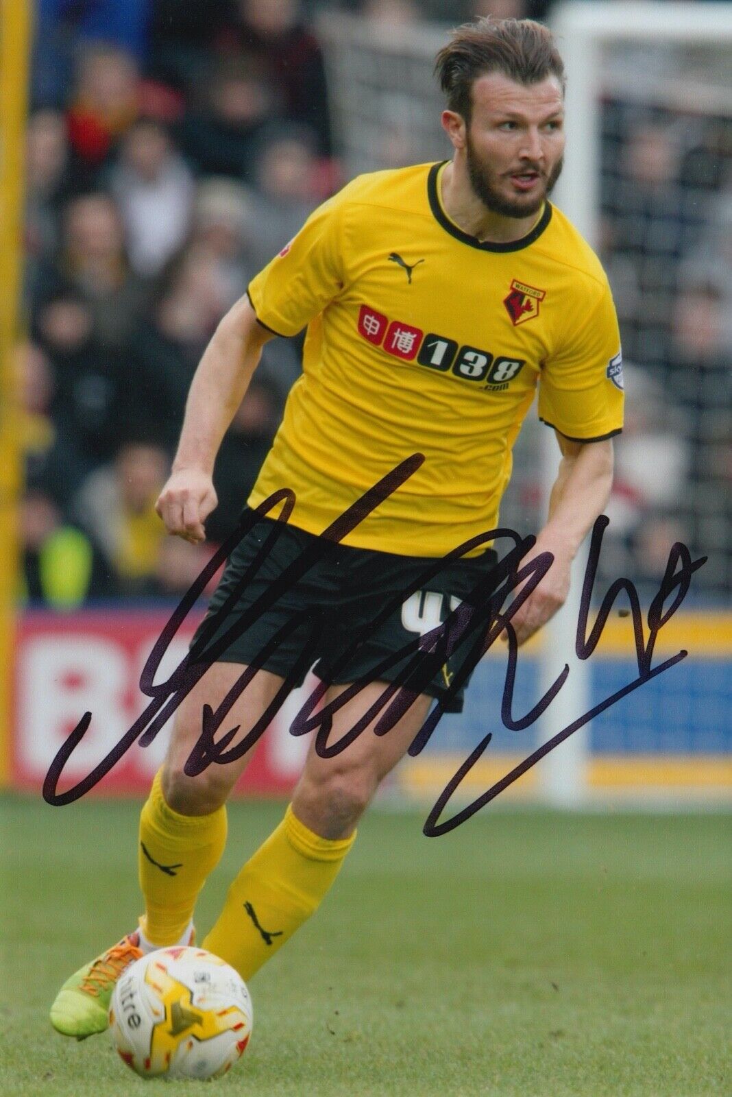 MARCO MOTTA HAND SIGNED 6X4 Photo Poster painting - FOOTBALL AUTOGRAPH - WATFORD 1.