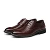 Men Color Match Formal Business Lace Up Shoes -Dress Shoes