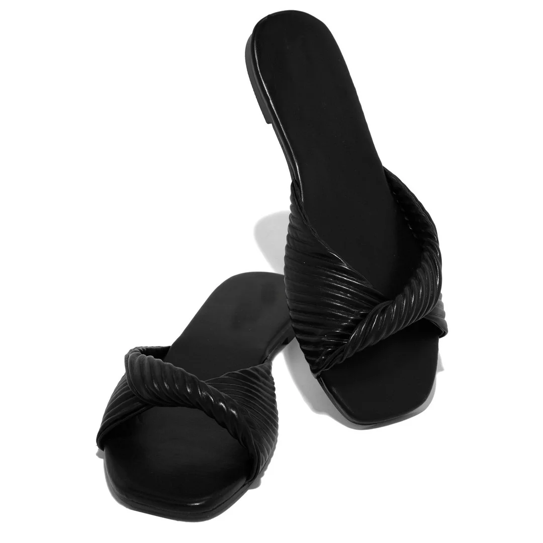 Tanguoant Tanguoant Bottom Slippers Female Womens Slippers Slippers Female Solid Color Home Cool Slippers