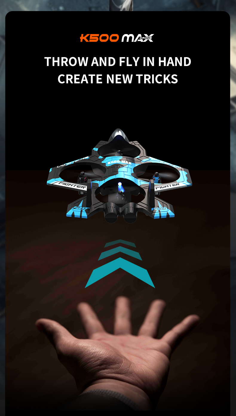 Tegooe Tegooe RC Stunt Glider for Kids - Durable EPP Foam Remote Control Airplane with 24G System