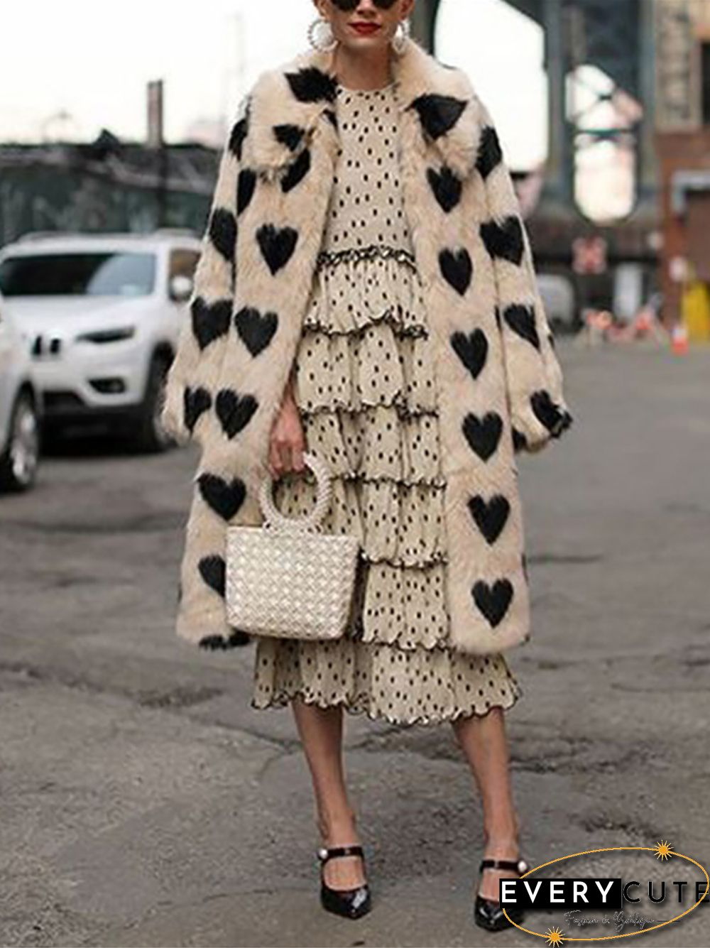 Elegant Lapel Long Sleeve Overcoat