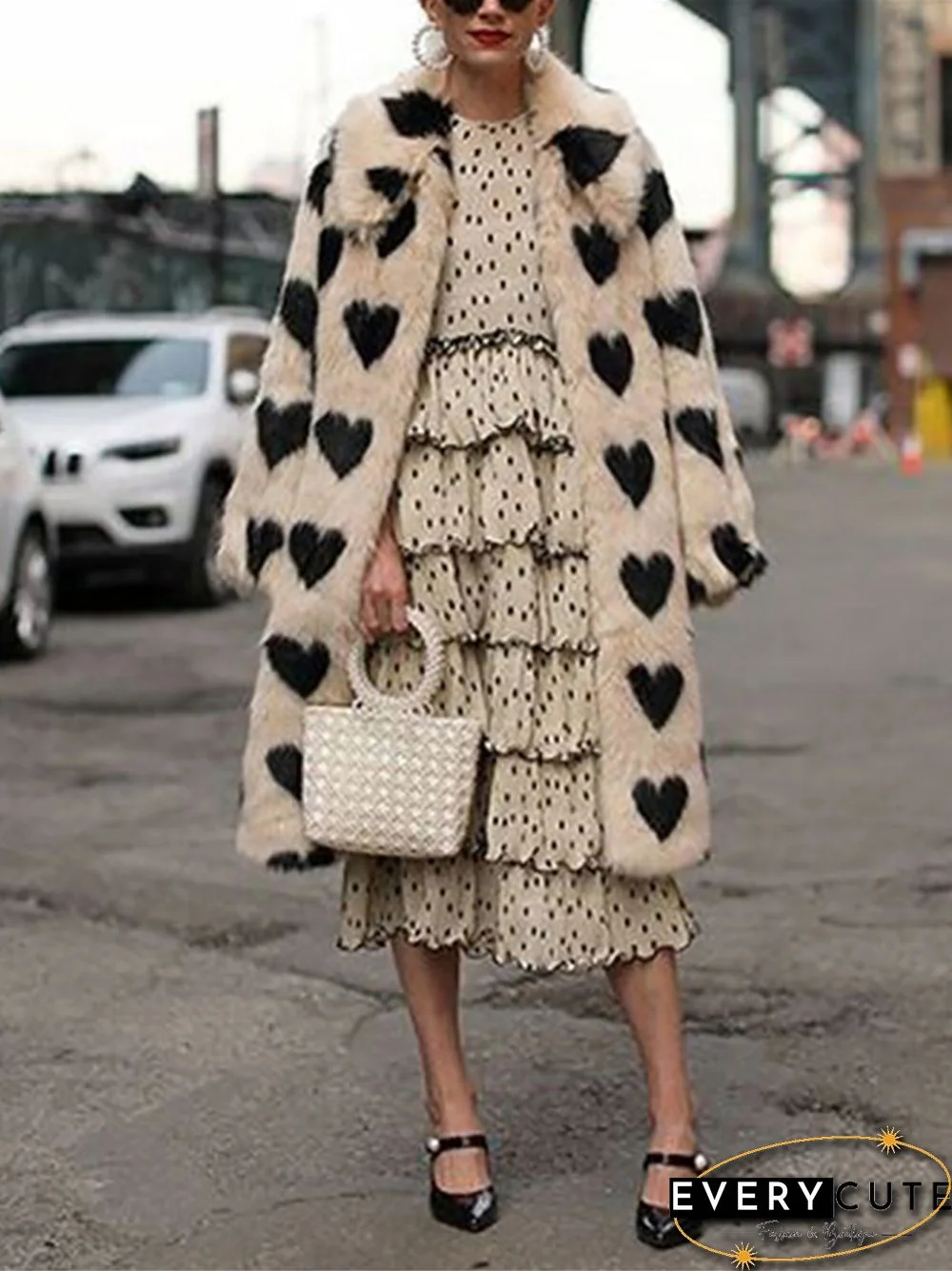 Elegant Lapel Long Sleeve Overcoat