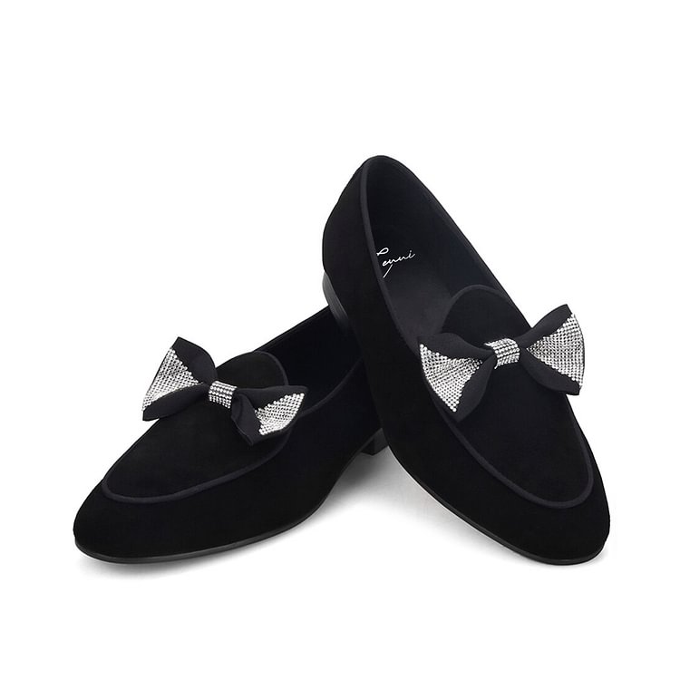 Socrate Suede Bowtie Loafers