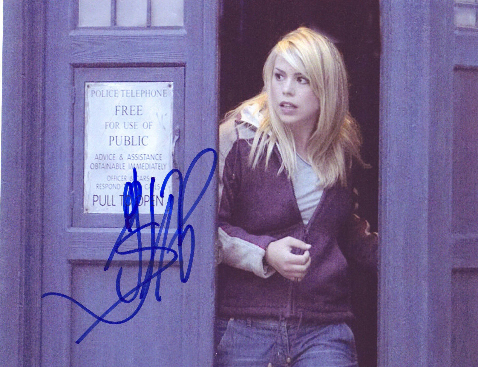 BILLIE PIPER AUTOGRAPH SIGNED PP Photo Poster painting POSTER