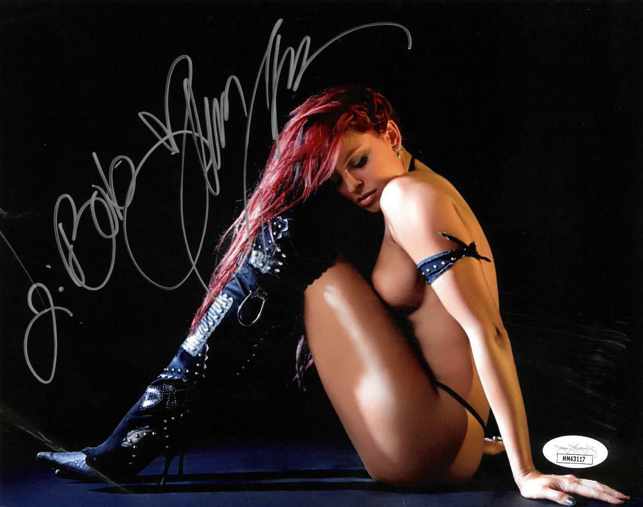 Christy Hemme Signed Sexy Authentic Autographed 8x10 Photo Poster painting JSA #MM43117