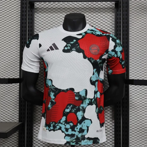 2024/2025 Player Version Bayern Munich Special Edition White and red Football Shirt 1:1 Thai Quality