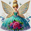 Tinker Bell-11CT Stamped Cross Stitch 50*50cm