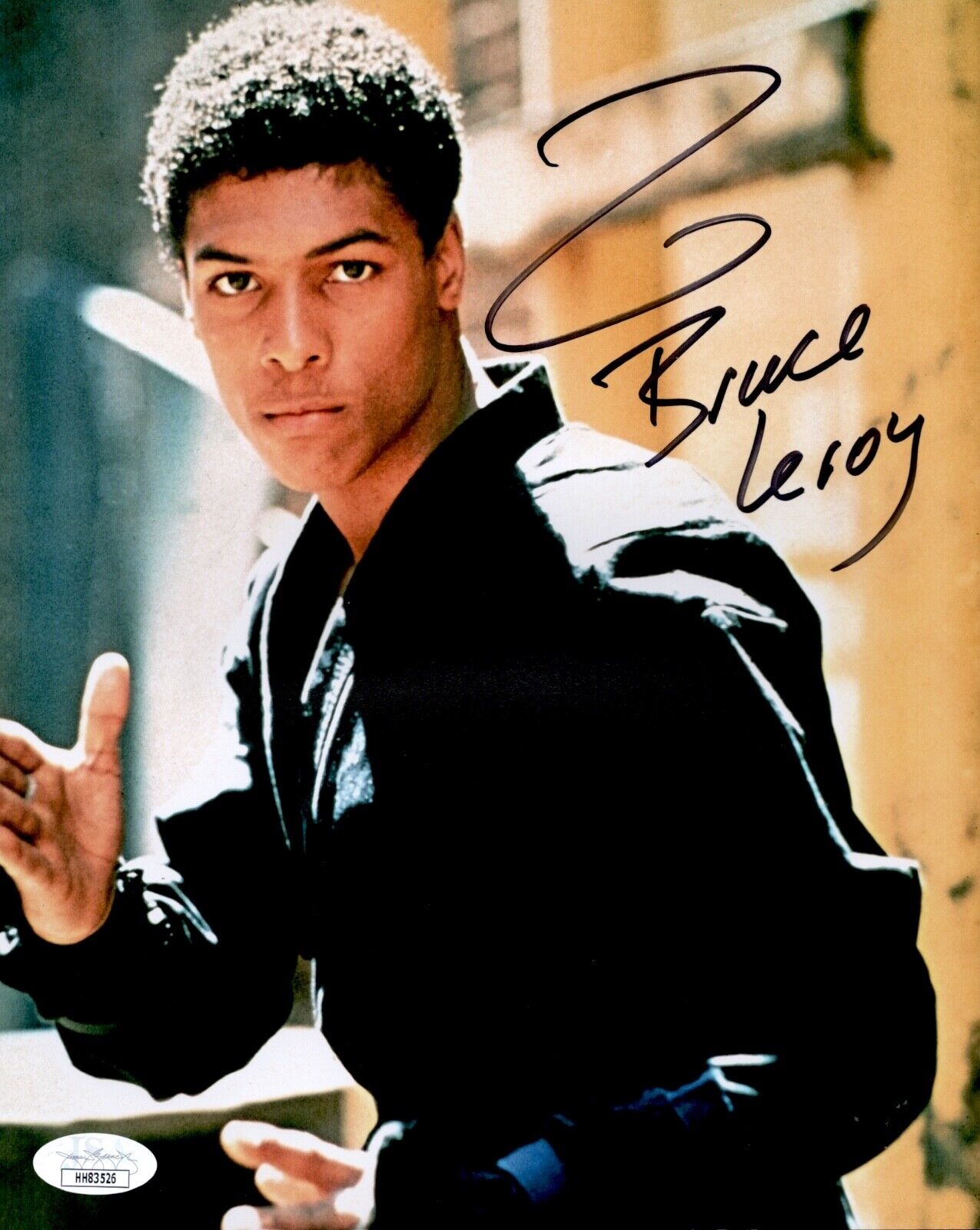 TAIMAK GUARRIELLO Signed LAST DRAGON Bruce Leroy 8x10 Photo Poster painting Autograph JSA COA