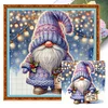 (Stamped/Counted) Christmas Gnome - 11CT Cross Stitch 40*40cm/15.75*15.75in