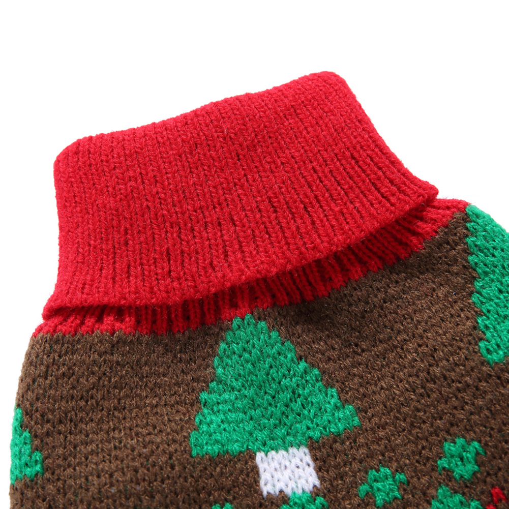 

Winter Cat Dog Clothes Warm Christmas Sweater Soft Knitted Puppy Costume, Myd59 red m, 501 Original