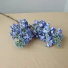 Luxe Real Touch Gradient Blue Purple 2 Stems Delphinium Lilac Artificial Flower