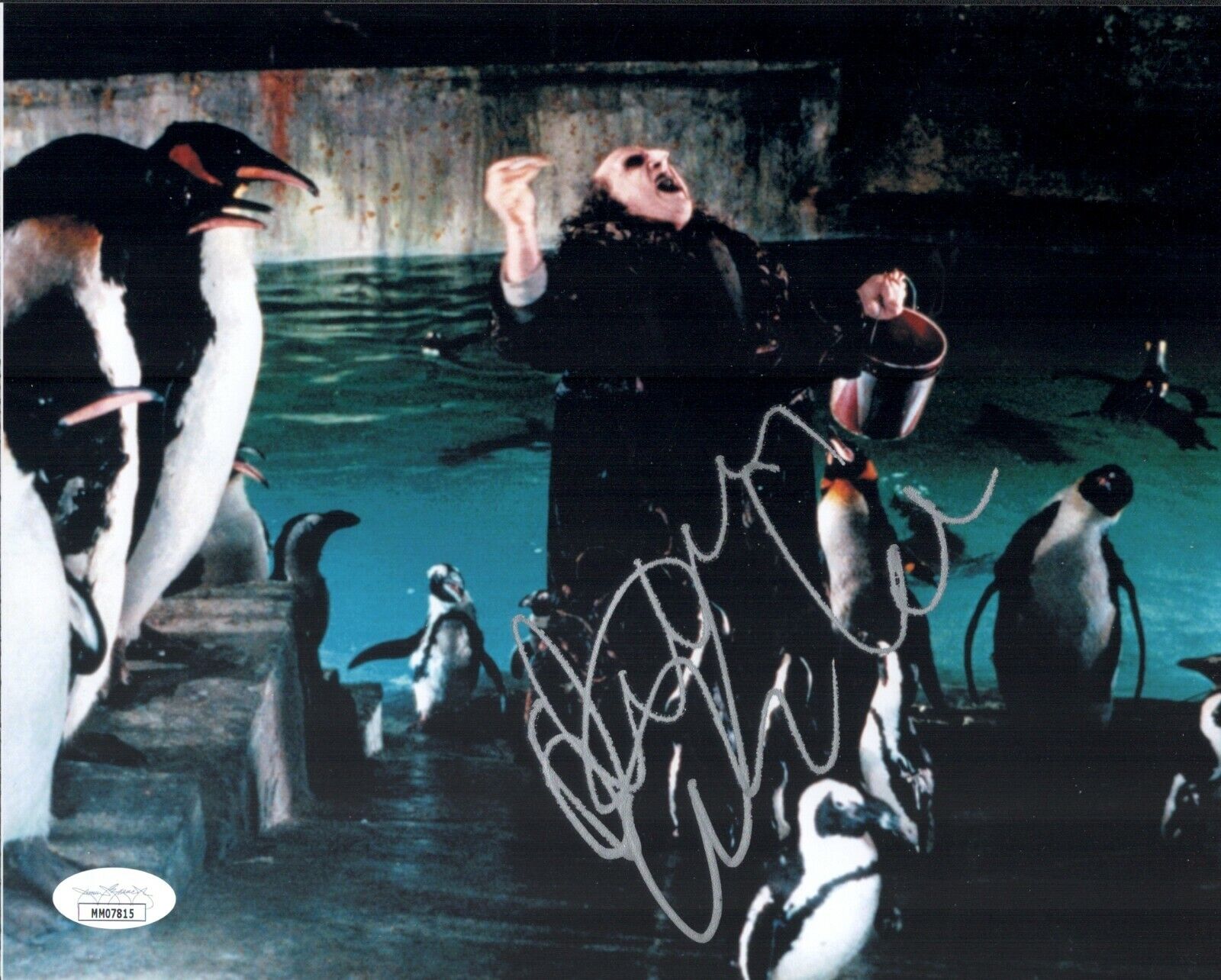 DANNY DeVITO Signed BATMAN RETURNS / PENGUIN 8x10 Photo Poster painting Autograph JSA COA