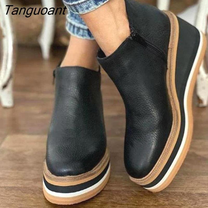 Tanguoant Sneakers Women Slip On Women's Sneakers Comfortable Shoes Woman Sneakers Plus Size Zapatillas Mujer Ladies Vulcanize Shoes