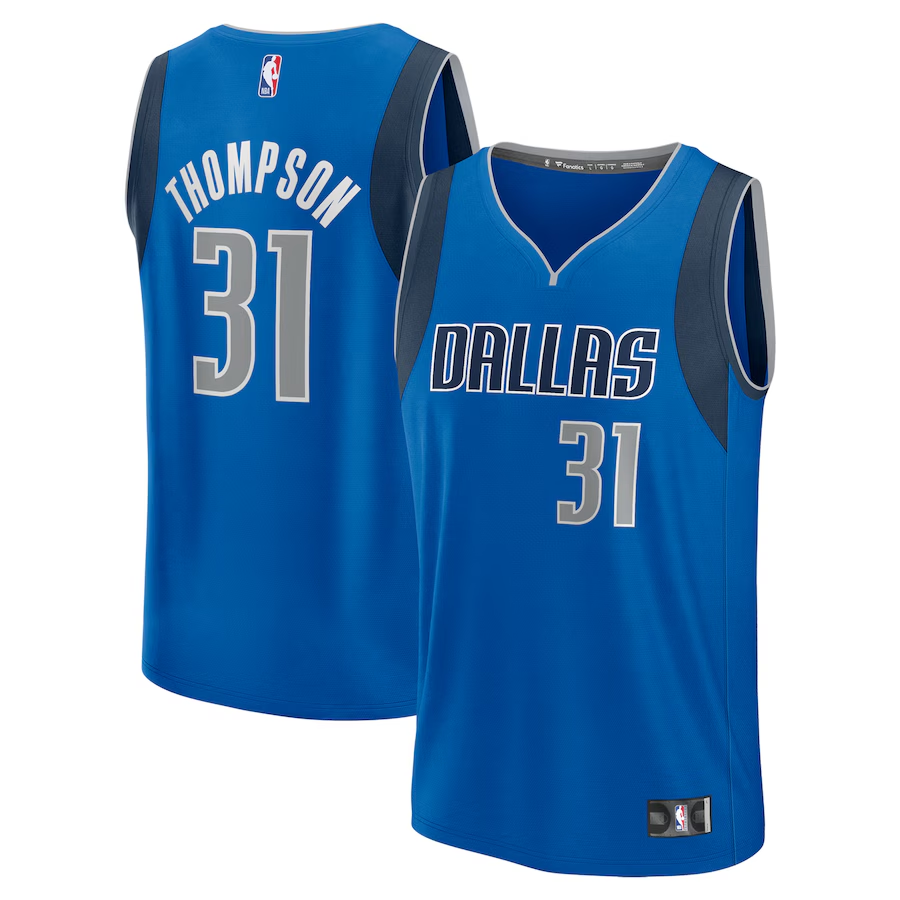 Dallas Mavericks Klay Thompson Fanatics Blue Fast Break jersey mysite