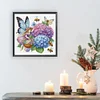 Blumenschmetterling - speziell geformte Diamond Painting - 30*30cm