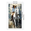 Girl Riding Horse-11CT Stamped Cross Stitch 40*70cm/15.75*27.56in(Big Size)