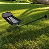 Folding Moon Chairs Footrest Telescopic Leg Rest Camping Chair Kit for Outdoor