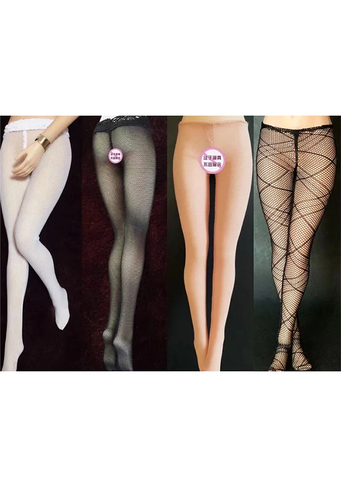 Handmade 1/6 Scale Female Soldier Pantyhose Silk Stockings Black Clothing for 12inch TBLeague PH Doll Body-aliexpress