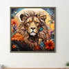 Diamond Painting-DIY Full Round Drill Field Lion