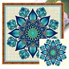 Blue Mandala Pattern-11CT Stamped Cross Stitch 40*40cm/15.75*15.75in tapestrymarket