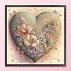 Flower Heart - 11CT Stamped Cross Stitch 50*50cm tapestrymarket